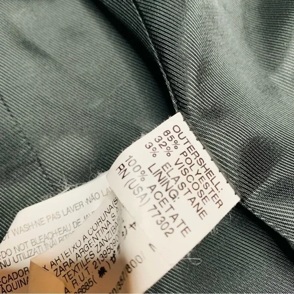 Zara longline high neck zip-up coat medium - Picture 4 of 7